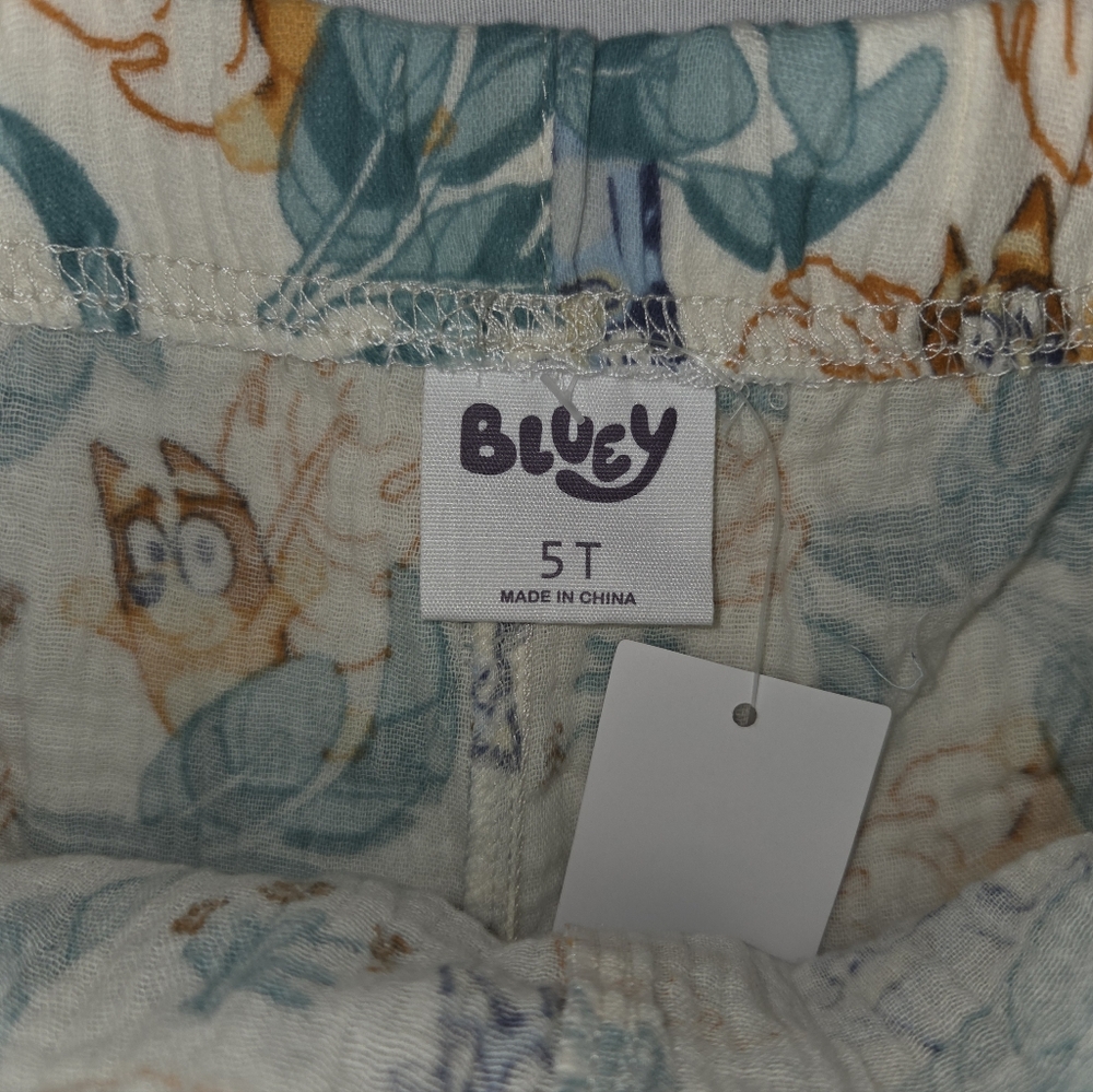 Bluey Kids Tropical Outfit Set 5t - Picture 4 of 6